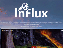 Tablet Screenshot of influxgame.com